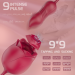 Immortal Flower 5-Clitoral Sucking Vibrator Rose Sex Love Egg Toy for Women