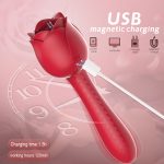 Immortal Flower 4-Rose Clitoral Sucking Vibrator G-Spot stimulator for women use