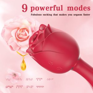 Immortal Flower 8-Rose sex clitoral g-spot vibrator for female