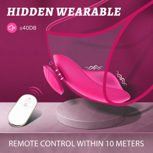 wearable vibrator sex toy with remote control