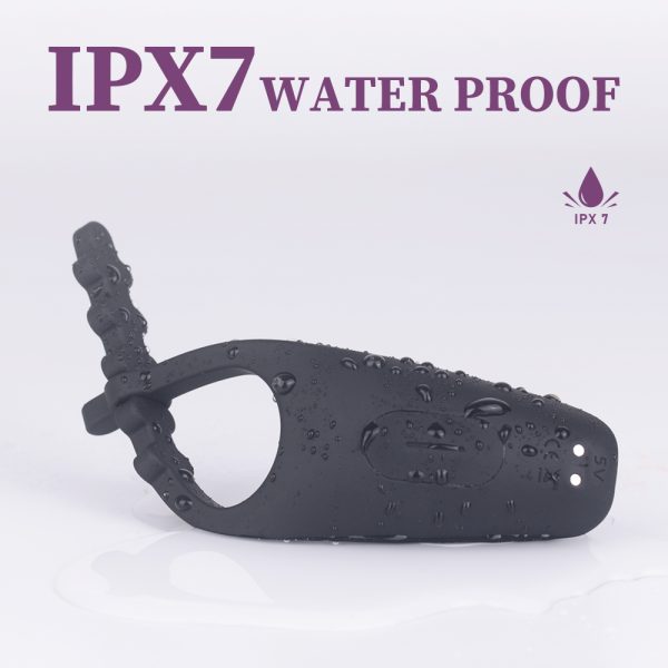 Freely adjustable lock clitoris stimulate cock ring